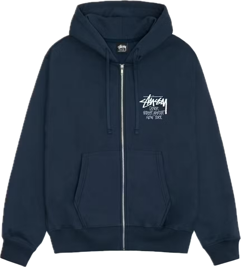 Stussy DSM New York Navy Zip Up