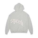 Godspeed OG Logo Heather Grey Zip Hoodie