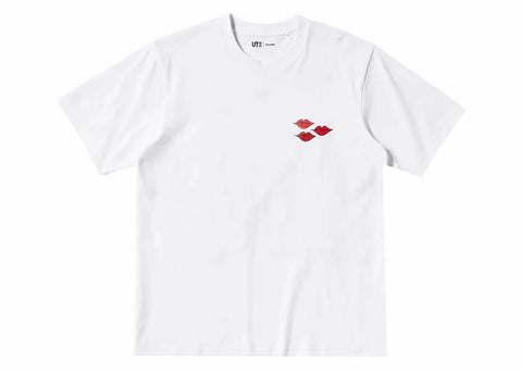 Kaws Andy Warhol Kisses White Tee