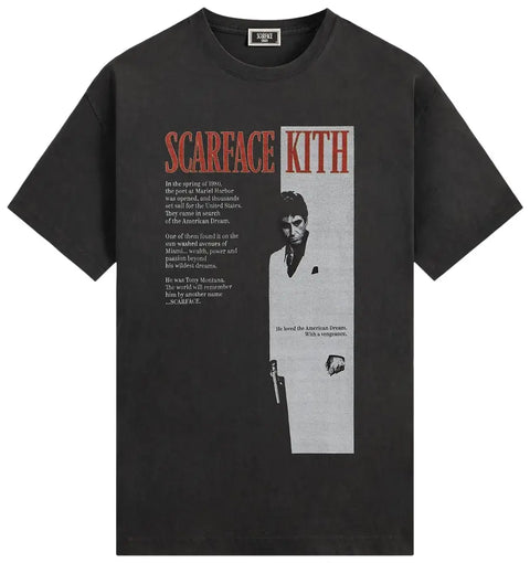 Kith Scarface Film Poster Black Tee