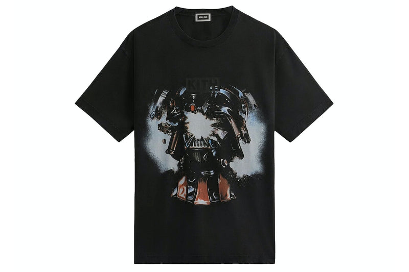 Kith Star Wars Exploding Vader Vintage Black Tee