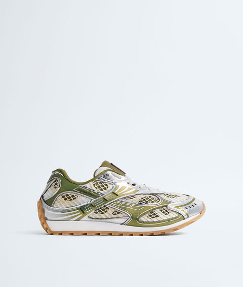 Bottega Veneta Orbit Mud White