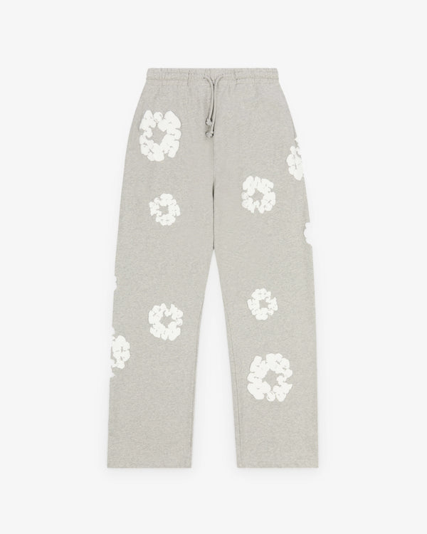 Denim Tears Cotton Wreath Grey Open Hem Sweatpants