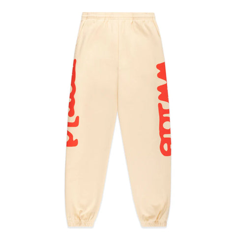 Sp5der Beluga Cream Sweatpants