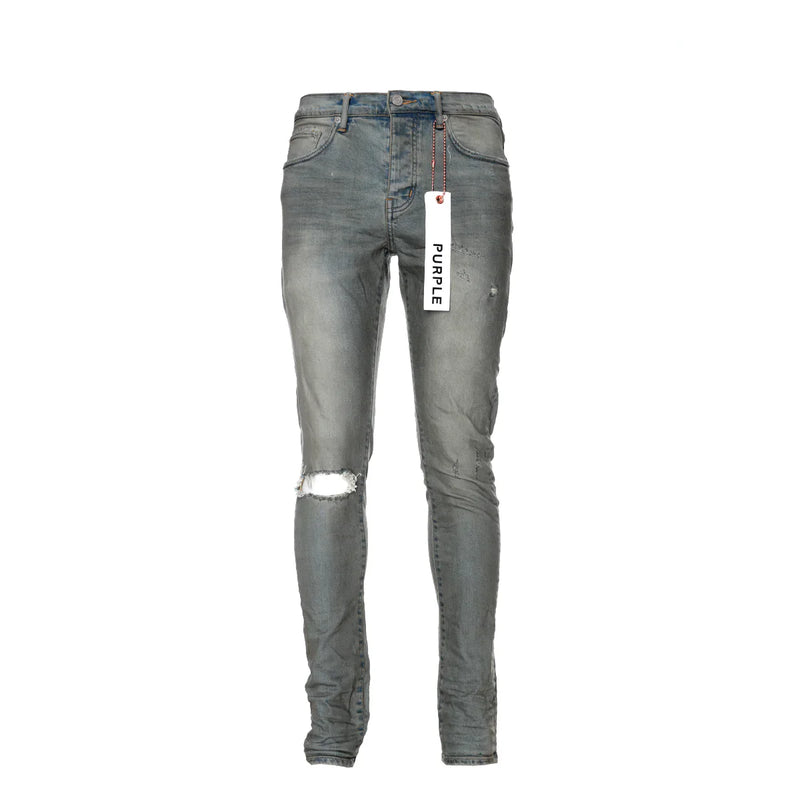 Purple P001 Light Indigo Dirty Wash Jeans