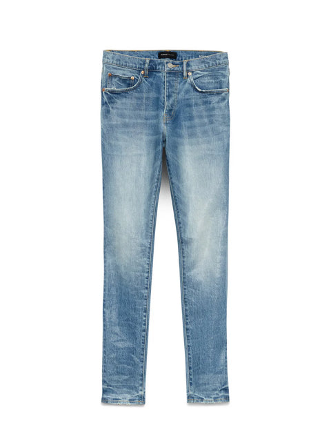 Purple P001 Skinny Coated Light Indigo Jeans