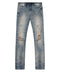 RTA Clayton Worn Out Blue Jeans