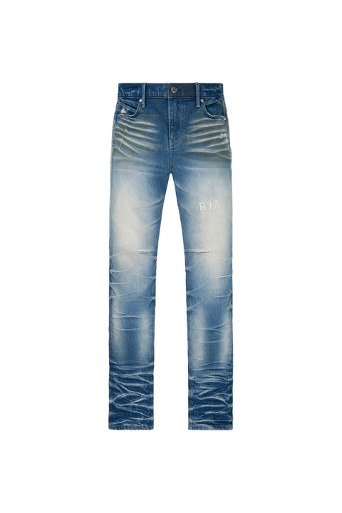 RTA Olivier Stacked Medium Blue Jeans