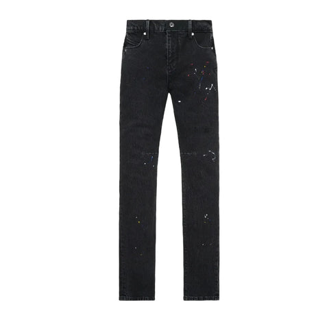 RTA Olivier Tri Paint Black Jeans