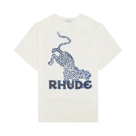 Rhude Leopard Cream Tee