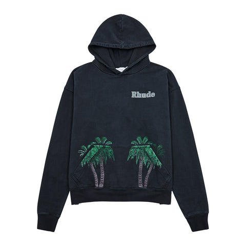 Rhude Port De Gustavia Black Hoodie