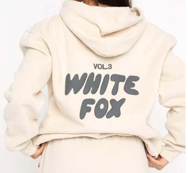 White Fox Offstage Pebble Hoodie