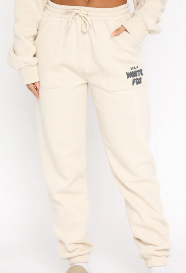 White Fox Offstage Pebble Sweatpants