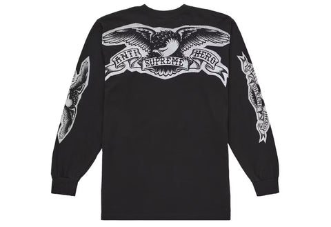 Supreme ANTIHERO Eagle Black L/S