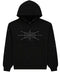 Sp5der Silk Rhinestone Black Hoodie