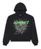 Sp5der P*nk V2 Onyx/Green Hoodie