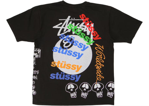 Stussy Strike Pigment Dyed Black Tee