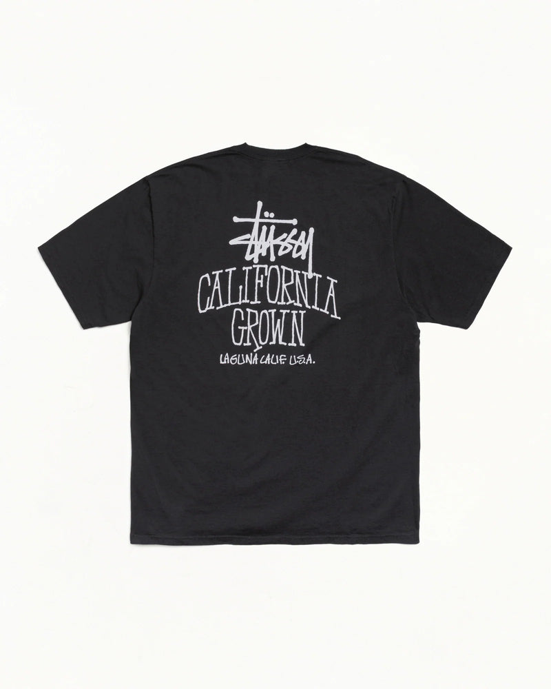 Stussy Cali Grown PD Faded Black Tee