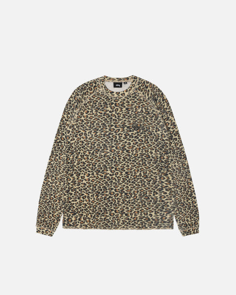 Stussy Cheetah Thermal L/S Tee