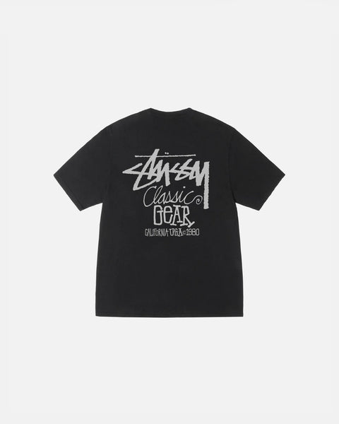 Stussy Classic Gear Black Tee