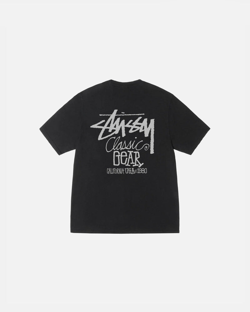 Stussy Classic Gear Black Tee