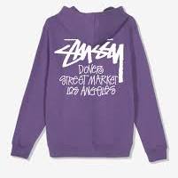 Stussy DSM L.A. Hoodie Purple