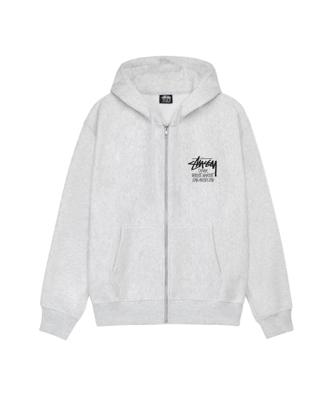 Stussy DSM LA Ash Heather Zip Up