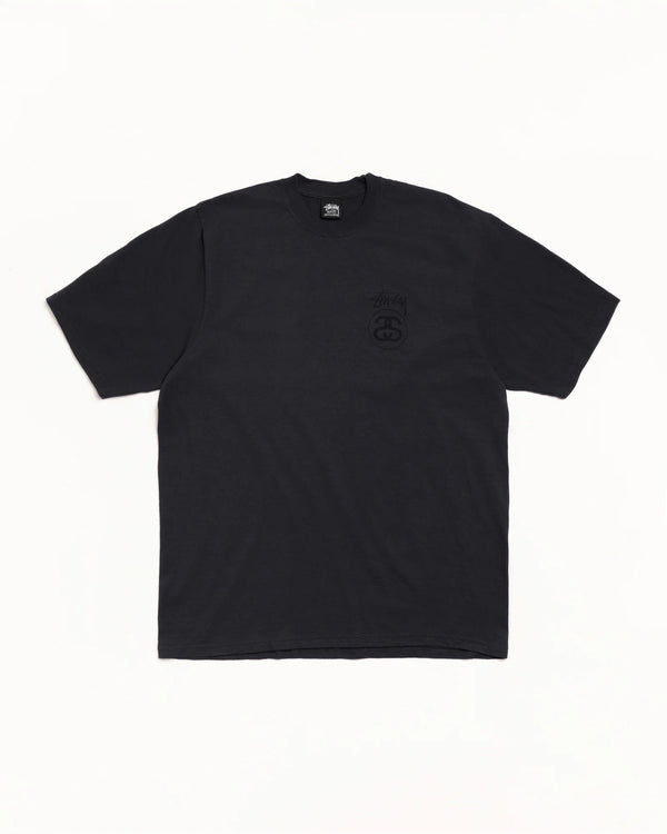 Stussy Stock Link Faded Black Tee