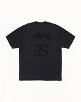 Stussy Stock Link Faded Black Tee