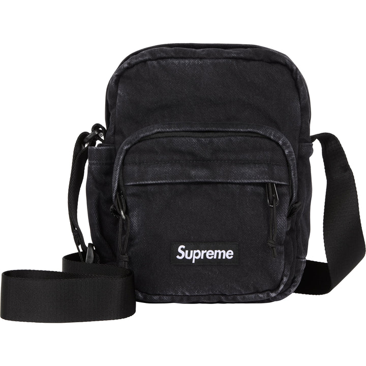 Supreme Denim Black Shoulder Bag