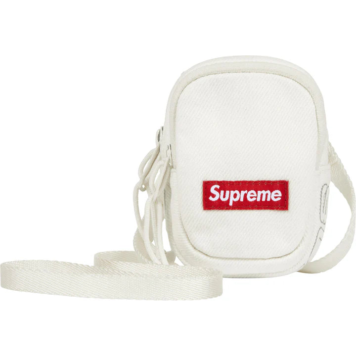 Supreme Denim Mini White Utility Bag