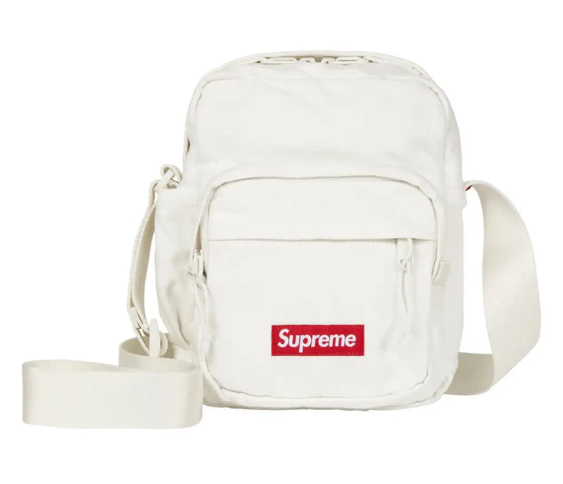 Supreme Denim White Shoulder Bag