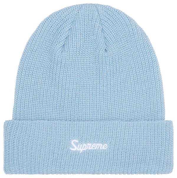 Supreme Loose Gauge Light Blue Beanie