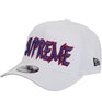 Supreme Sharp Spellout New Era White Hat