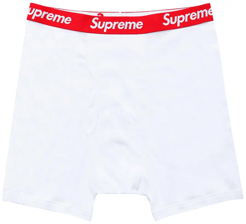 Supreme White Boxer Briefs (1 Pair)