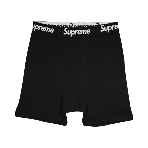 Supreme Black Boxer Briefs (1 Pair)