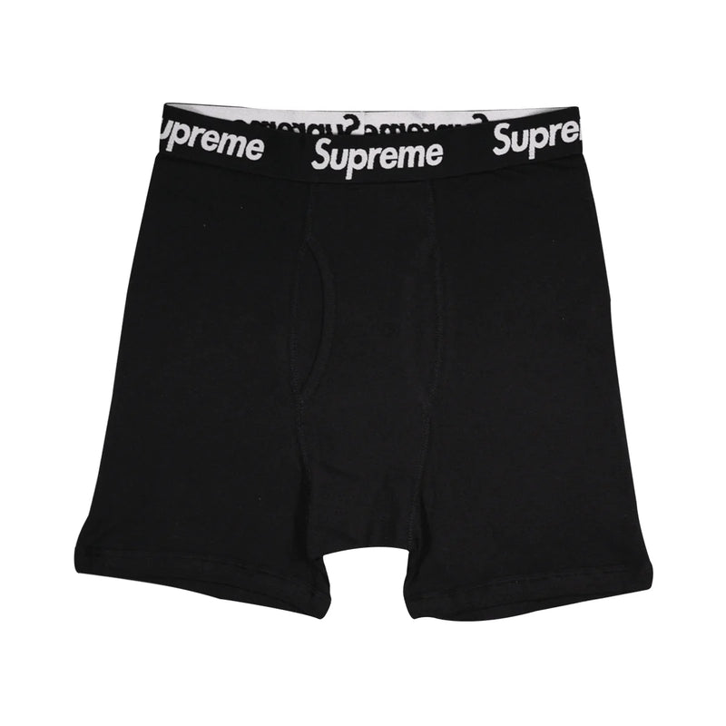 Supreme Black Boxer Briefs (1 Pair)