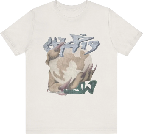 Travis Scott Utopia Met Life White Tee
