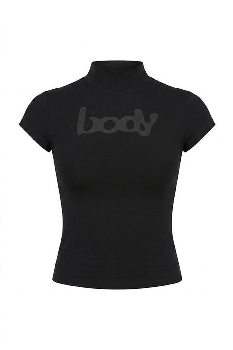 Body by Raven Midnight Black Raglan Top