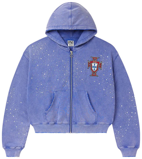 Vale Sea Cluster Purple Zip Up