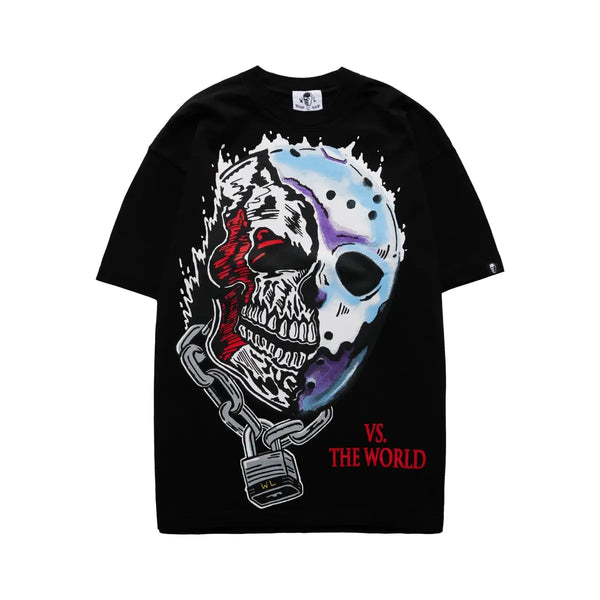 Warren Lotas Chrome Sports Mask Black Tee