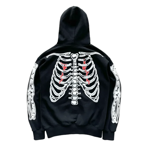 Warren Lotas Creep Zip Black Hoodie