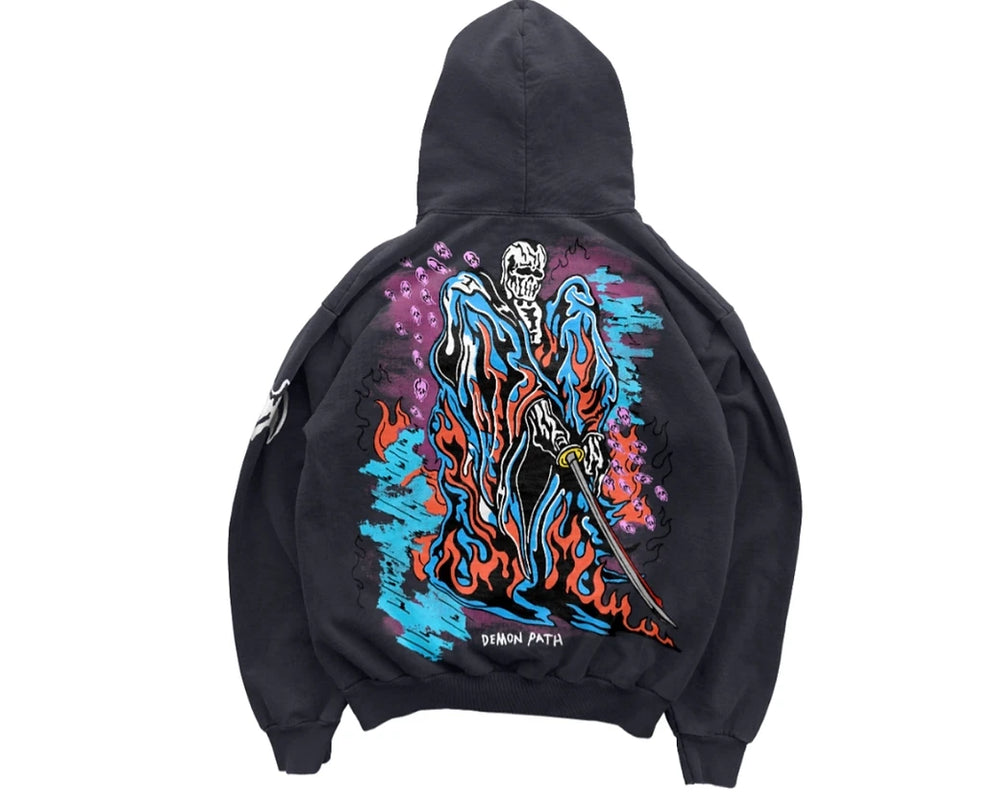 Warren Lotas Black Rosary Hoodie Lサイズ Liberty Torch Zip Hoodie - Black | Warren Lotas