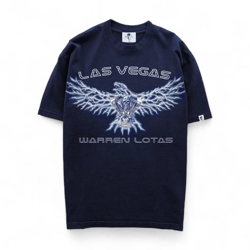 Warren Lotas Lightning Eagle Navy Tee