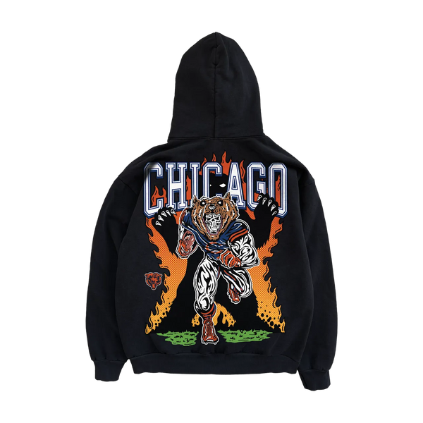 Warren Lotas NFL Chicago Bears Black Hoodie