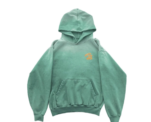 Warren Lotas Orange Skulls Green Hoodie