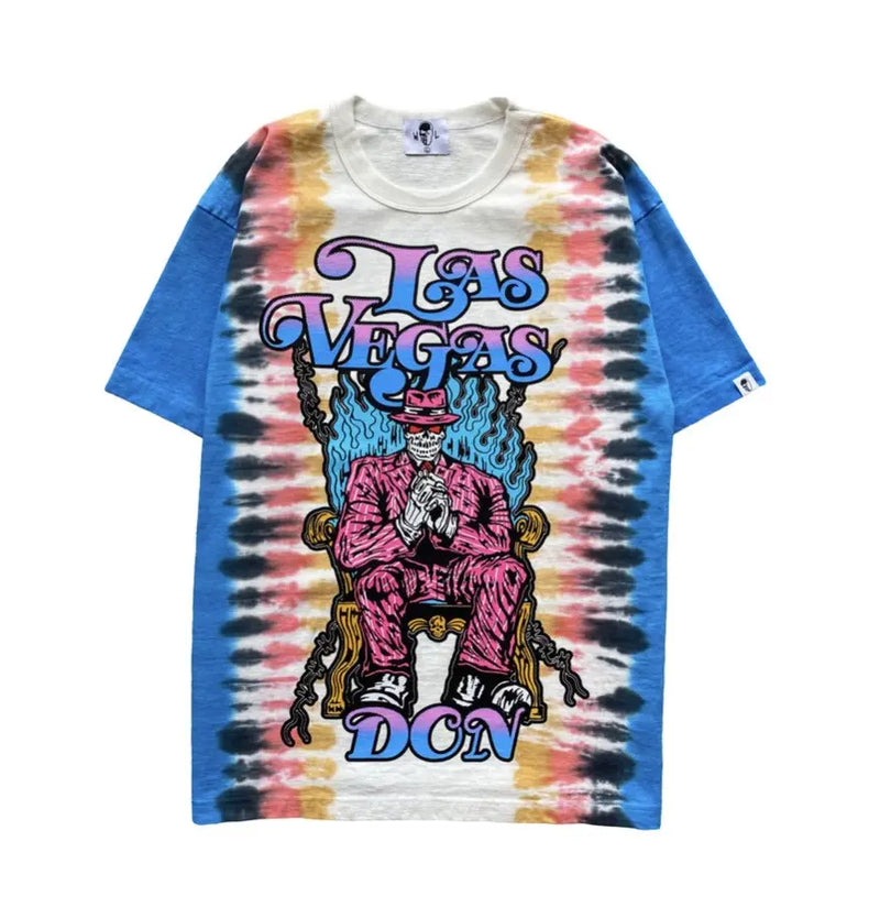 Warren Lotas Vegas Don Tie Dye White Tee