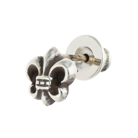 Chrome Hearts Fleur Silver Earring (Single)