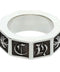 Chrome Hearts Letter F Silver Ring