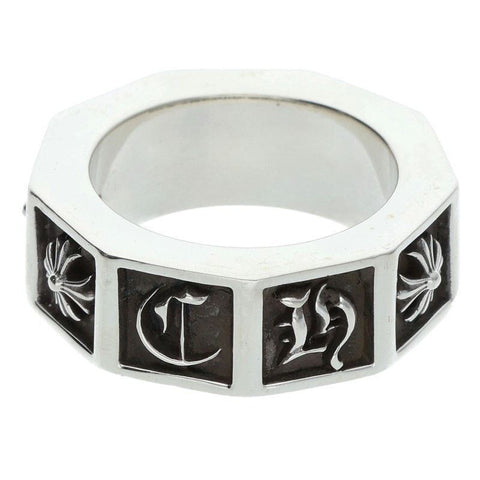 Chrome Hearts Letter F Silver Ring